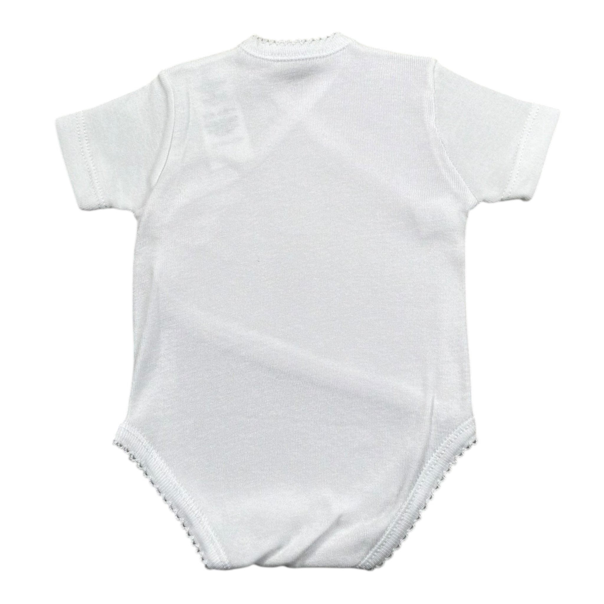 Calamaro Body Tinta Unita Mezza Manica per Neonata KWEE BIANCO CALAMARO 