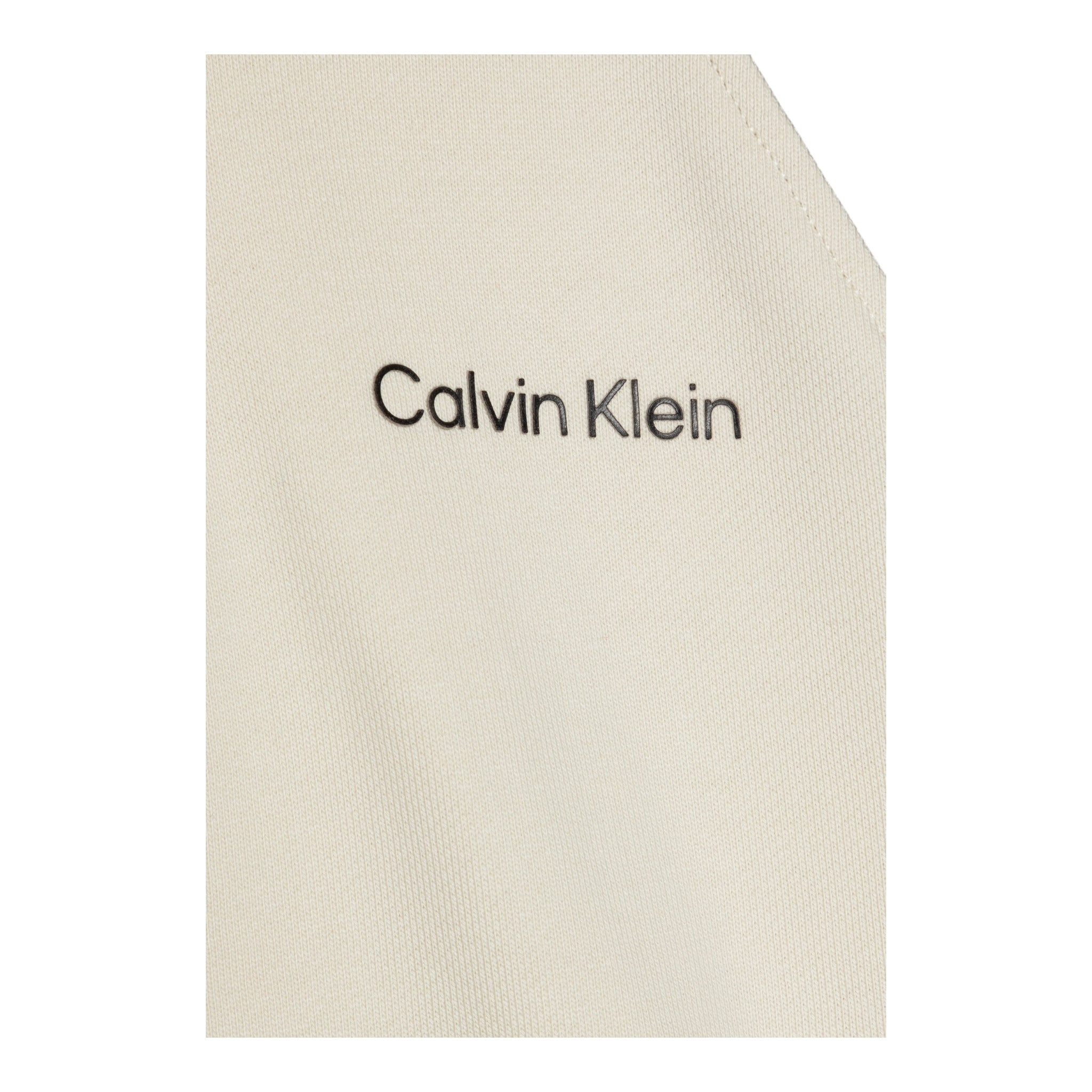 Calvin Klein Felpa Bicolore con Cappuccio E Logo per Bambino B02378K PANNA CALVIN KLEIN 