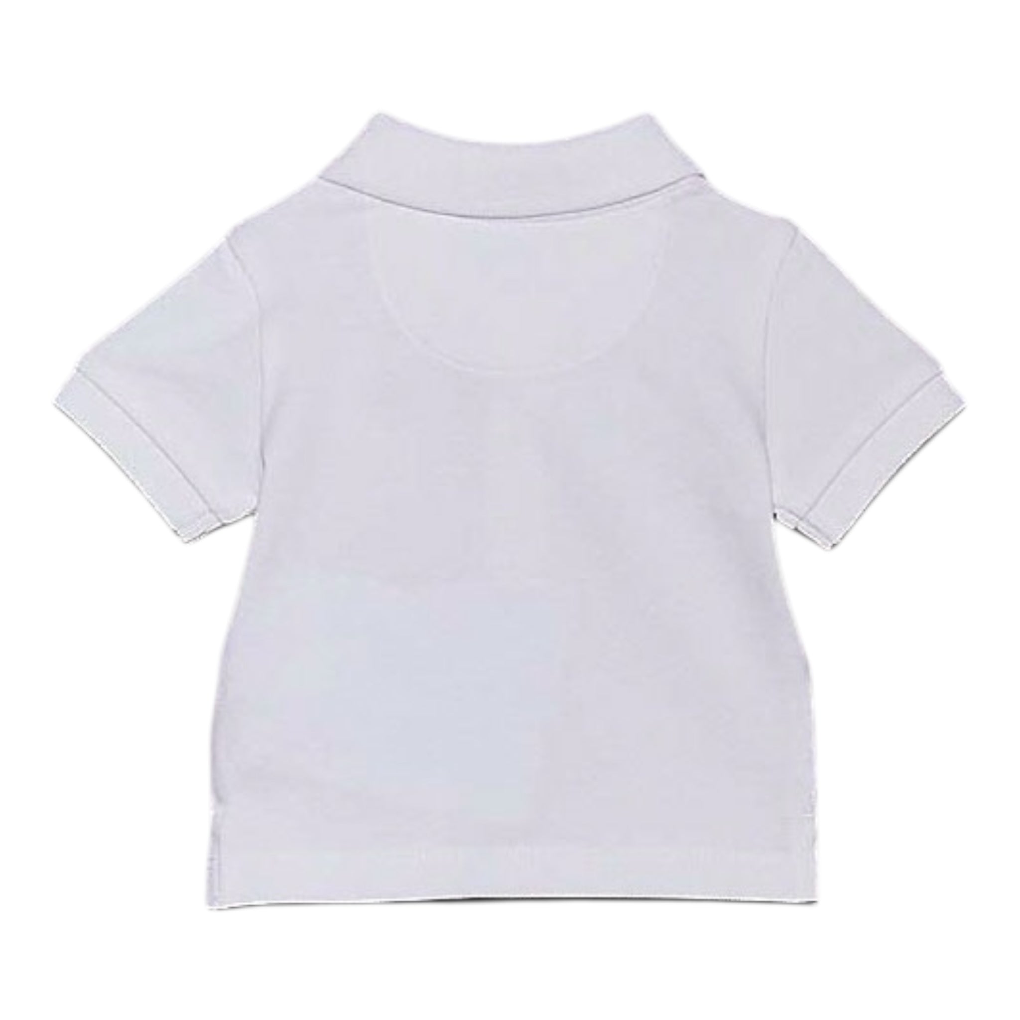 Calvin Klein Polo Mezza Manica Tinta Unita con Logo per Neonato IB0IB00170 BIANCO CALVIN KLEIN 