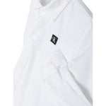 Calvin Klein Camicia Manica Lunga tinta unita con Logo Bianco per Bambino IB0IB01962 BIANCO CALVIN KLEIN 