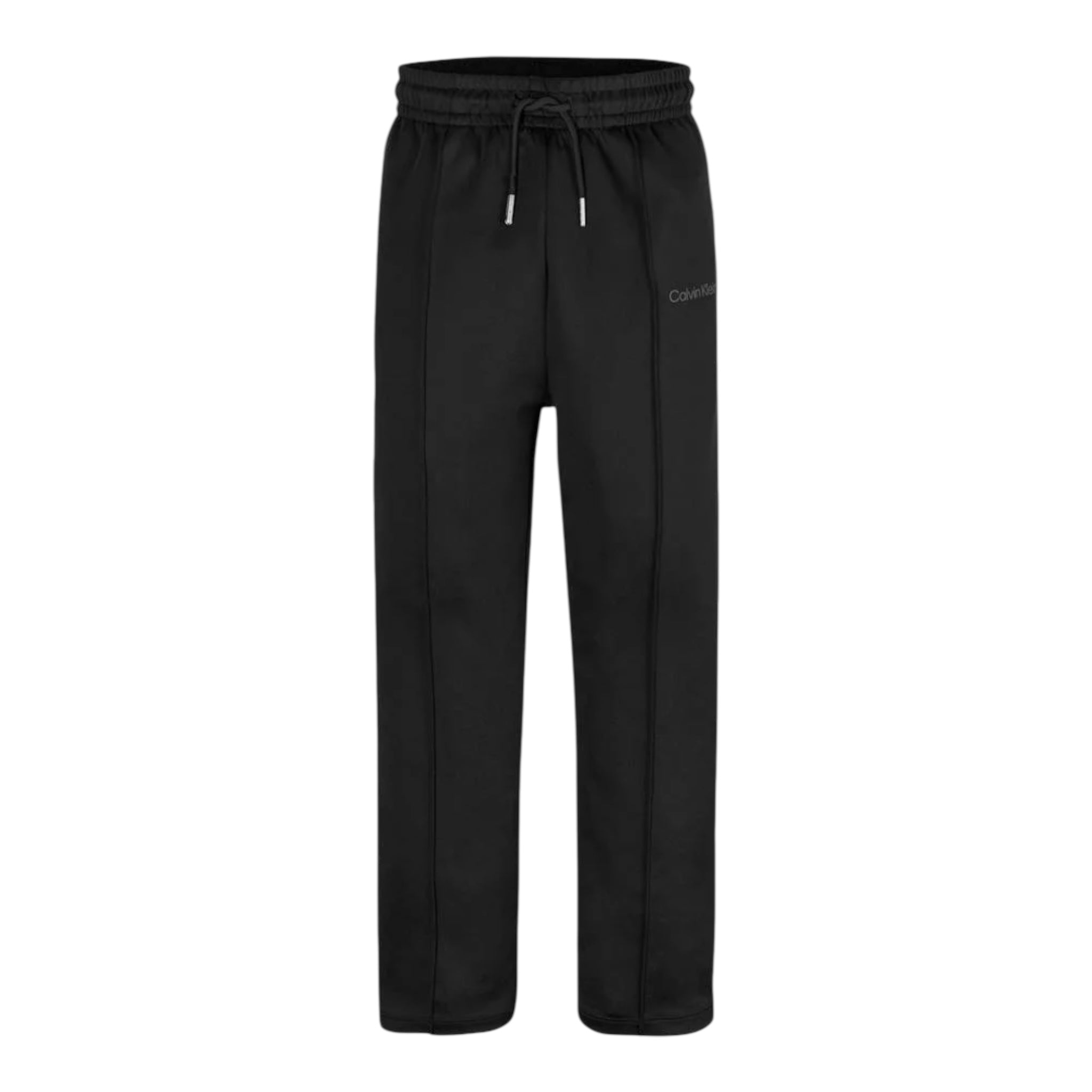 Calvin Klein Pantalone Tinta Unita con Elastico In Vita per Bambino IB0IB02347 NERO CALVIN KLEIN 