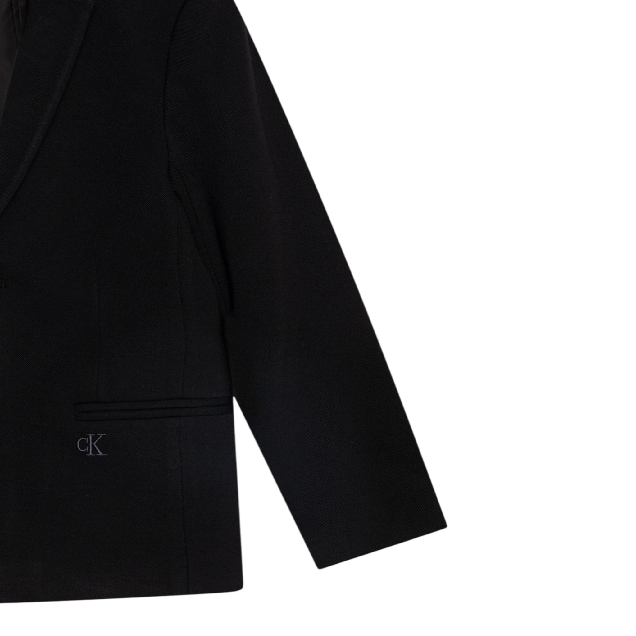 Calvin Klein Giacca Tinta Unita con Bottoni per Bambino IB0IB02418X NERO CALVIN KLEIN 