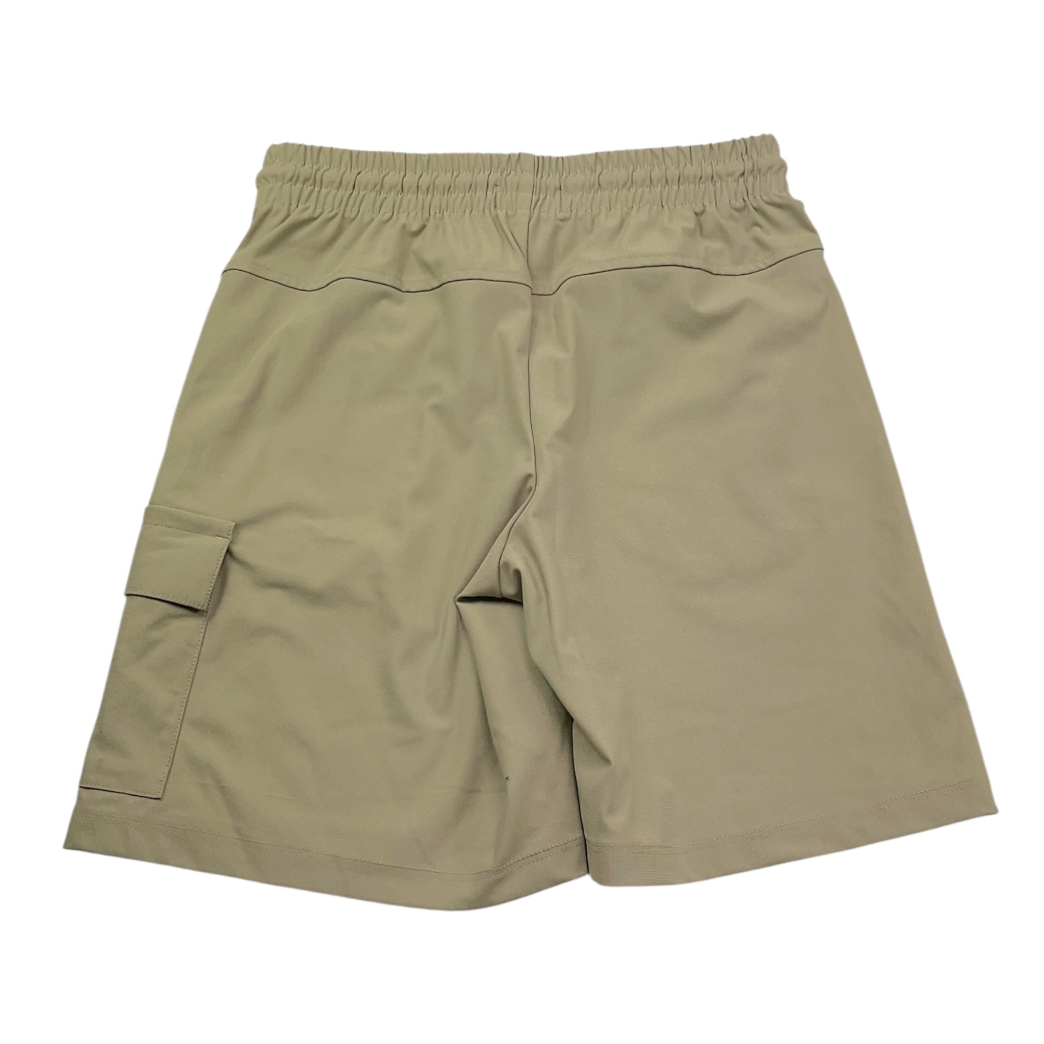 Calvin Klein Bermuda Tinta Unita con Elastico In Vita per Bambino IB0IB02512 FANGO CALVIN KLEIN 
