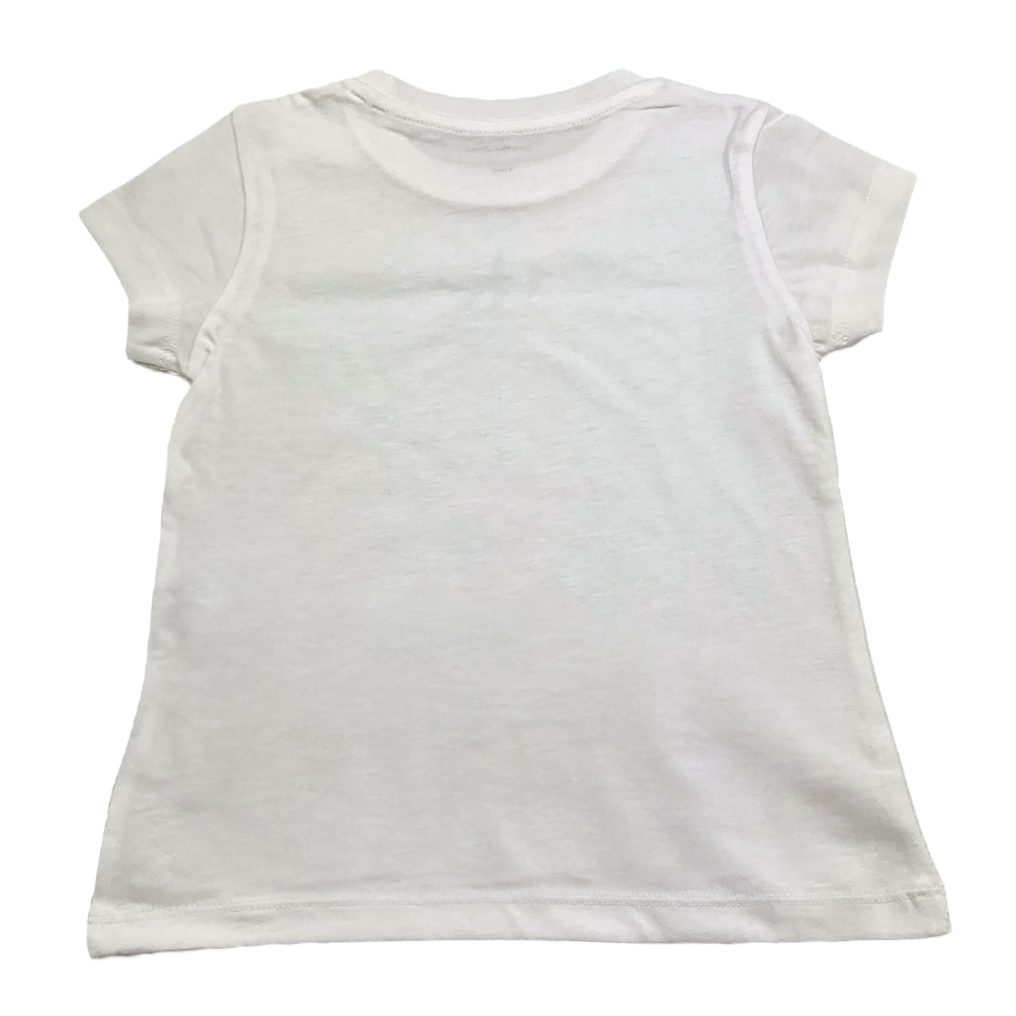Calvin Klein T-Shirt Girocollo Tinta Unita con Stampa per Bambino IG0IG01470 BIANCO CALVIN KLEIN 