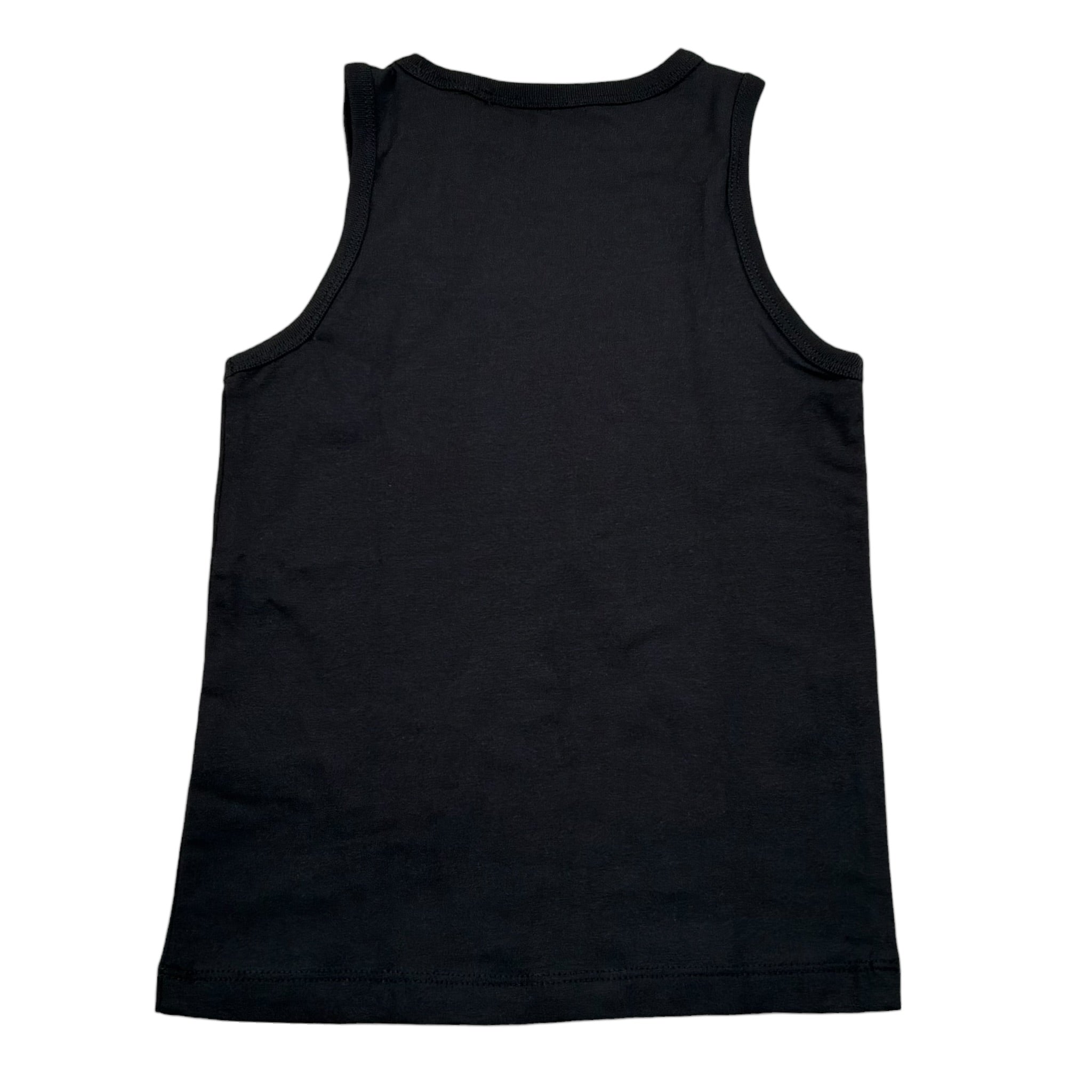 Calvin Klein Canotta Tinta Unita con Logo per Bambina IG0IG02435XX NERO CALVIN KLEIN 