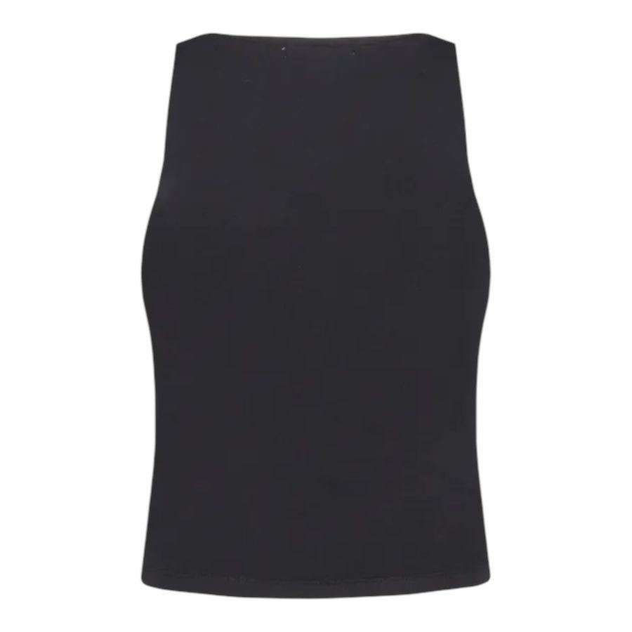 Calvin Klein Canotta Tinta Unita con Logo per Bambina IG0IG02488 NERO CALVIN KLEIN 