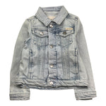 Calvin Klein Giubbino In Denim Tinta Unita con Logo per Bambino IG0IG02721 AZZURRO CALVIN KLEIN 