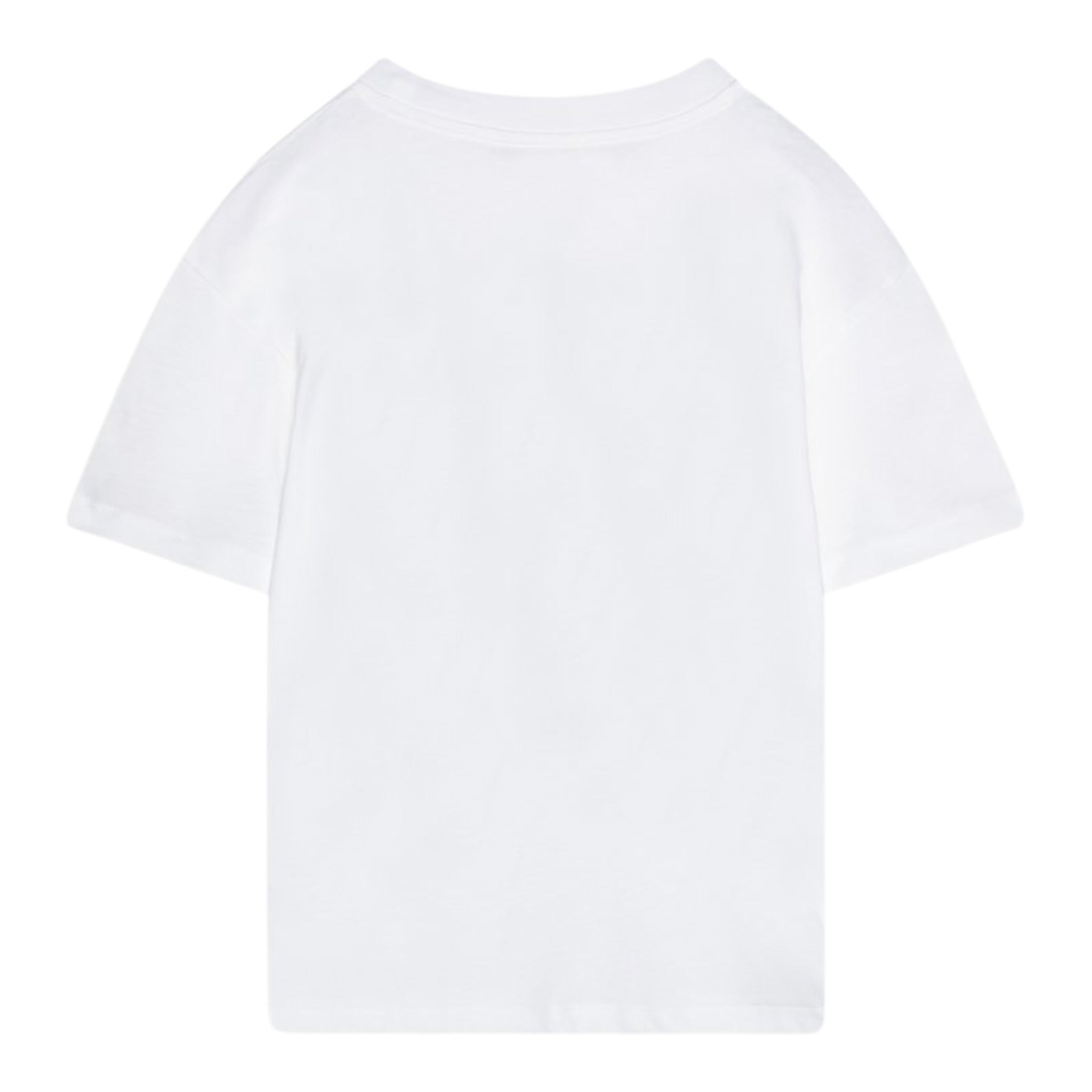 Calvin Klein T-Shirt Girocollo Tinta Unita con Stampa per Bambino IG0IG02858 BIANCO CALVIN KLEIN 