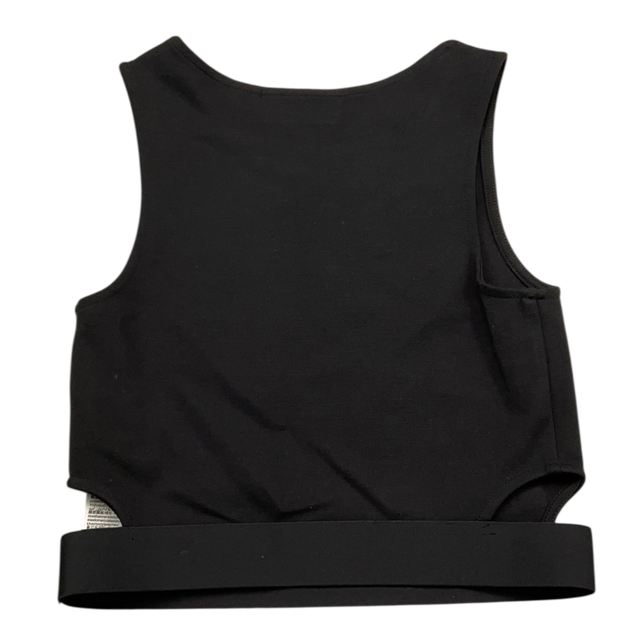 Calvin Klein Top Giromanica Tinta Unita per Bambina IG0IG02869X NERO CALVIN KLEIN 