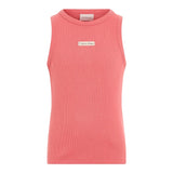 Calvin Klein Canotta Tinta Unita Giromanica con Stampa per Bambina IG0IG02871X FUXIA CALVIN KLEIN 