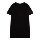 Calvin Klein Abito Mezza Manica Tinta Unita con Logo per Bambina IG0IG02912 NERO CALVIN KLEIN 