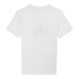 Calvin Klein T-Shirt Girocollo Tinta Unita con Logo per Bambino IN0IN0001J BIANCO CALVIN KLEIN 