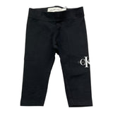 Calvin Klein Leggins Tinta Unita con Elastico In Vita per Neonata IN0IN00081N NERO CALVIN KLEIN 