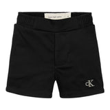 Calvin Klein bermuda Tinta Unita con Elastico In Vita per Neonato IN0IN00317X NERO CALVIN KLEIN 