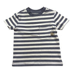Calvin Klein T-Shirt Girocollo Tinta Unita con Fantasia A Righe per Neonato IN0IN02950 BIANCO CALVIN KLEIN 