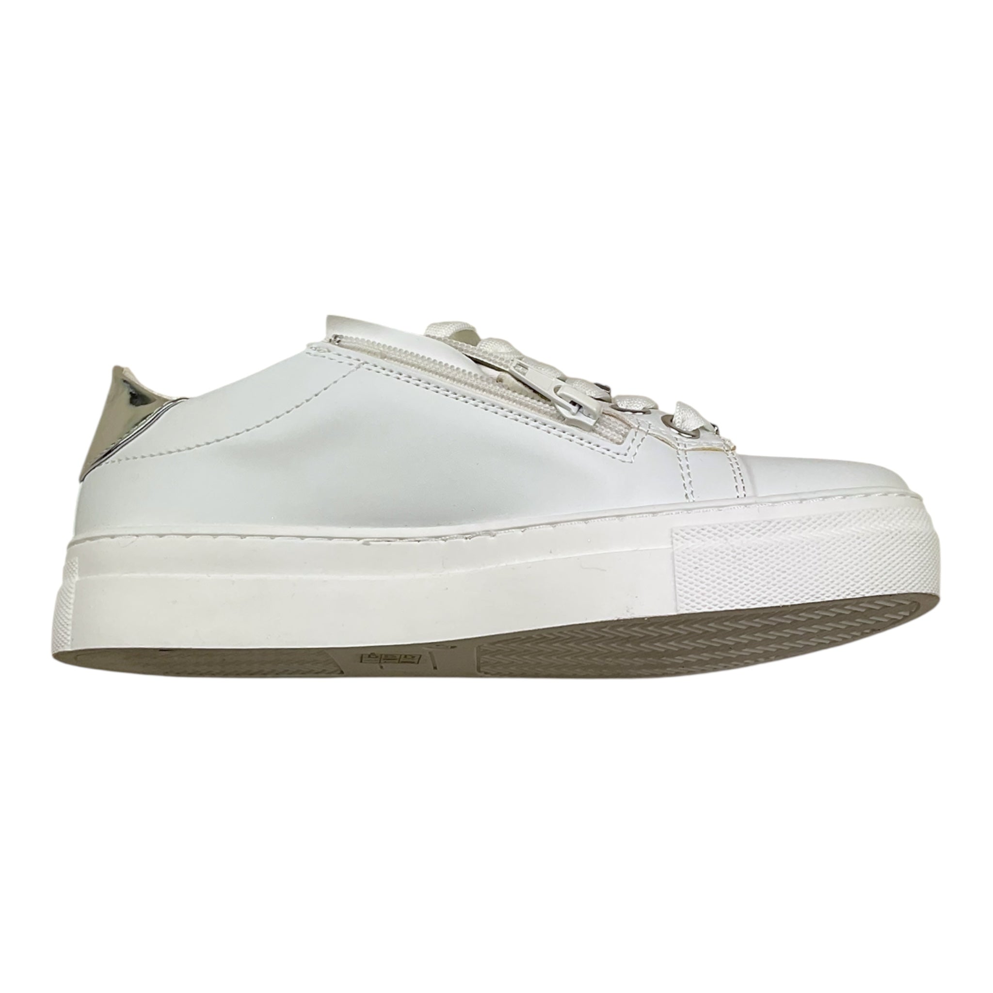 Cesare Paciotti Sneakers Tinta Unita con Lacci per Bambina 42740 BIANCO CESARE PACIOTTI 