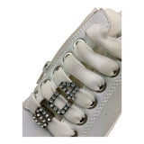 Cesare Paciotti Sneakers Tinta Unita con Lacci per Bambina 42740 BIANCO CESARE PACIOTTI 
