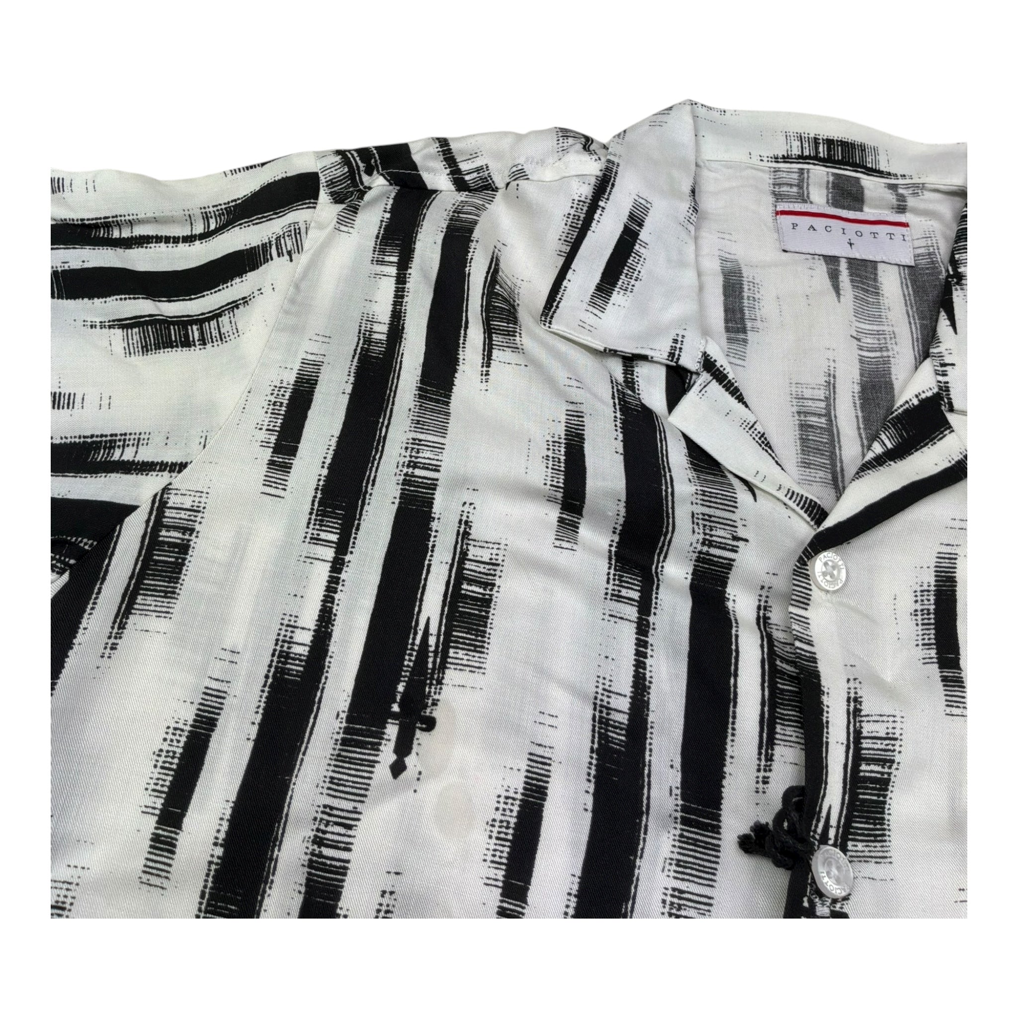 Cesare Paciotti Camicia Mezza Manica Tinta Unita con Stampe per Bambino CMP5153J PANNA CESARE PACIOTTI 
