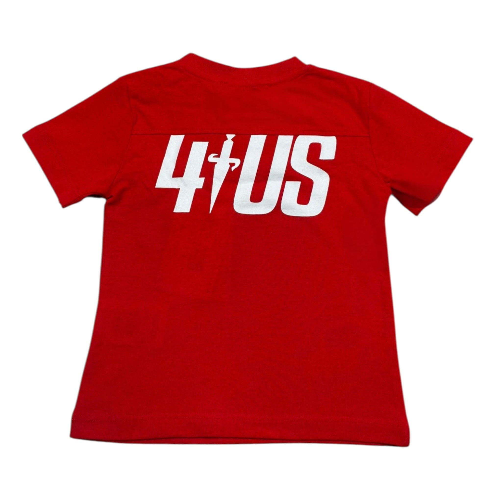 Cesare Paciotti T-Shirt Girocollo Tinta Unita con Stampa per Neonato TSP1147B ROSSO CESARE PACIOTTI 