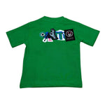 Cesare Paciotti T-Shirt Girocollo Tinta Unita con Stampa per Bambino TSP5105BXXX VERDE CESARE PACIOTTI 