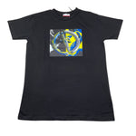 Cesare Paciotti T-Shirt Tinta Unita Girocollo con Stampa per Bambino TSP5107J NERO CESARE PACIOTTI 