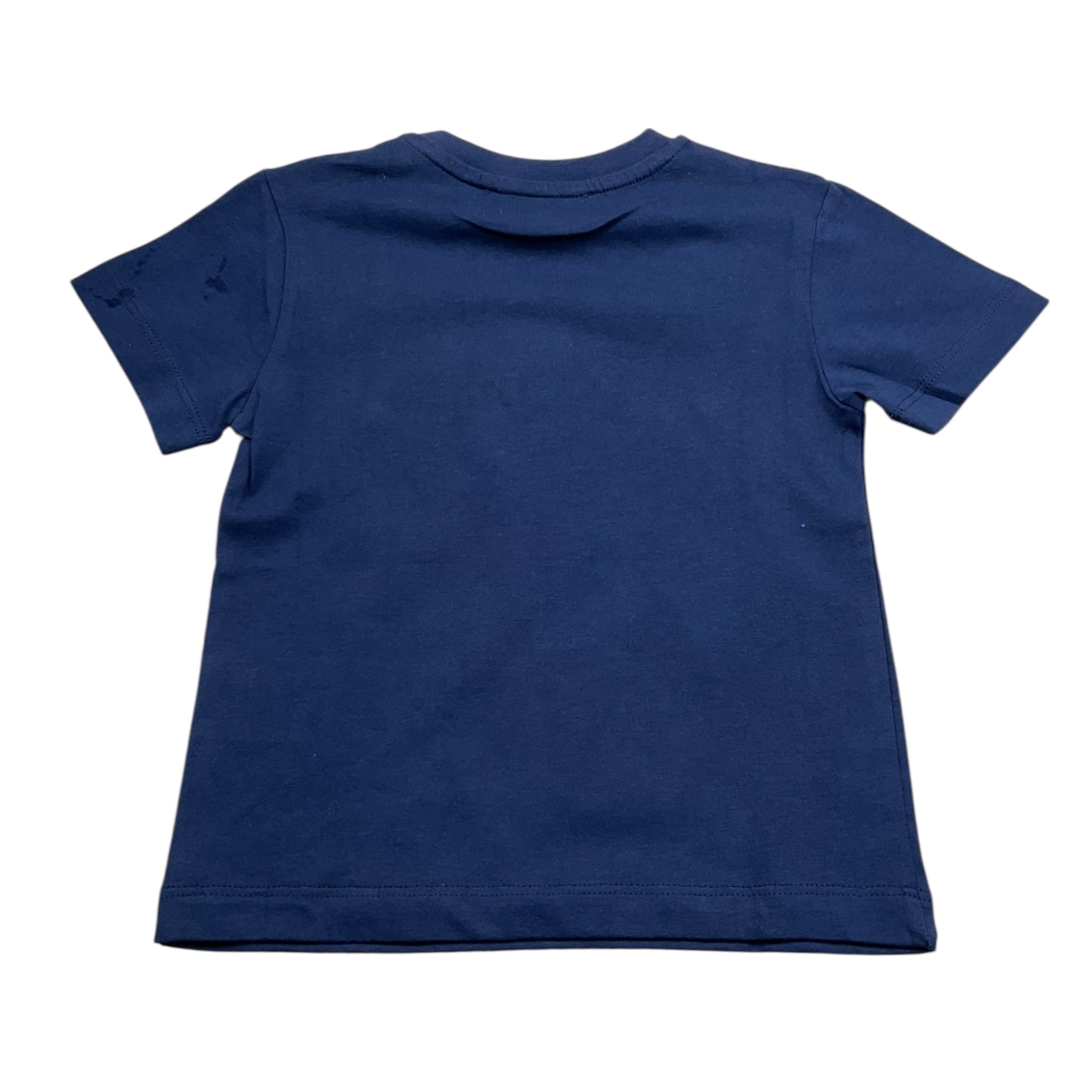 Cesare Paciotti T-Shirt Girocollo Tinta Unita con Stampa per Neonato TSP5155B BLU CESARE PACIOTTI 