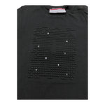 Cesare Paciotti T-Shirt Girocollo Tinta Unita con Stampa per Bambino TSP5164B NERO CESARE PACIOTTI 