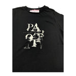 Cesare Paciotti T-Shirt Girocollo Tinta Unita con Stampa per Bambino TSP5167BX NERO CESARE PACIOTTI 