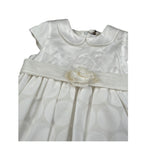 Chicchi Volanti Abito Mezza Manica tinta unita Bianco per Bambina CTW06 BIANCO CHICCHI VOLANTI 
