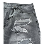 Colors Bermuda tinta unita In Denim Nero per Bambino ROROOR NERO COLORS 