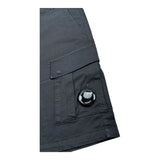 C.P. Company Bermuda Tinta Unita con Girovita Regolabile per Bambino CMQ005 NERO C.P. COMPANY 