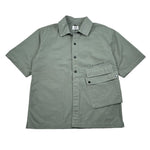 C.P. Company Camicia Mezza Manica Tinta Unita per Bambino CUC00C VERDE C.P. COMPANY 