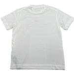 C.P. Company T-Shirt Girocollo Tinta Unita con Logo per Bambino CUM00I BIANCO C.P. COMPANY 