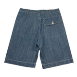 C.P. Company Bermuda Tinta Unita In Denim per Bambino CUQ00A BLU C.P. COMPANY 
