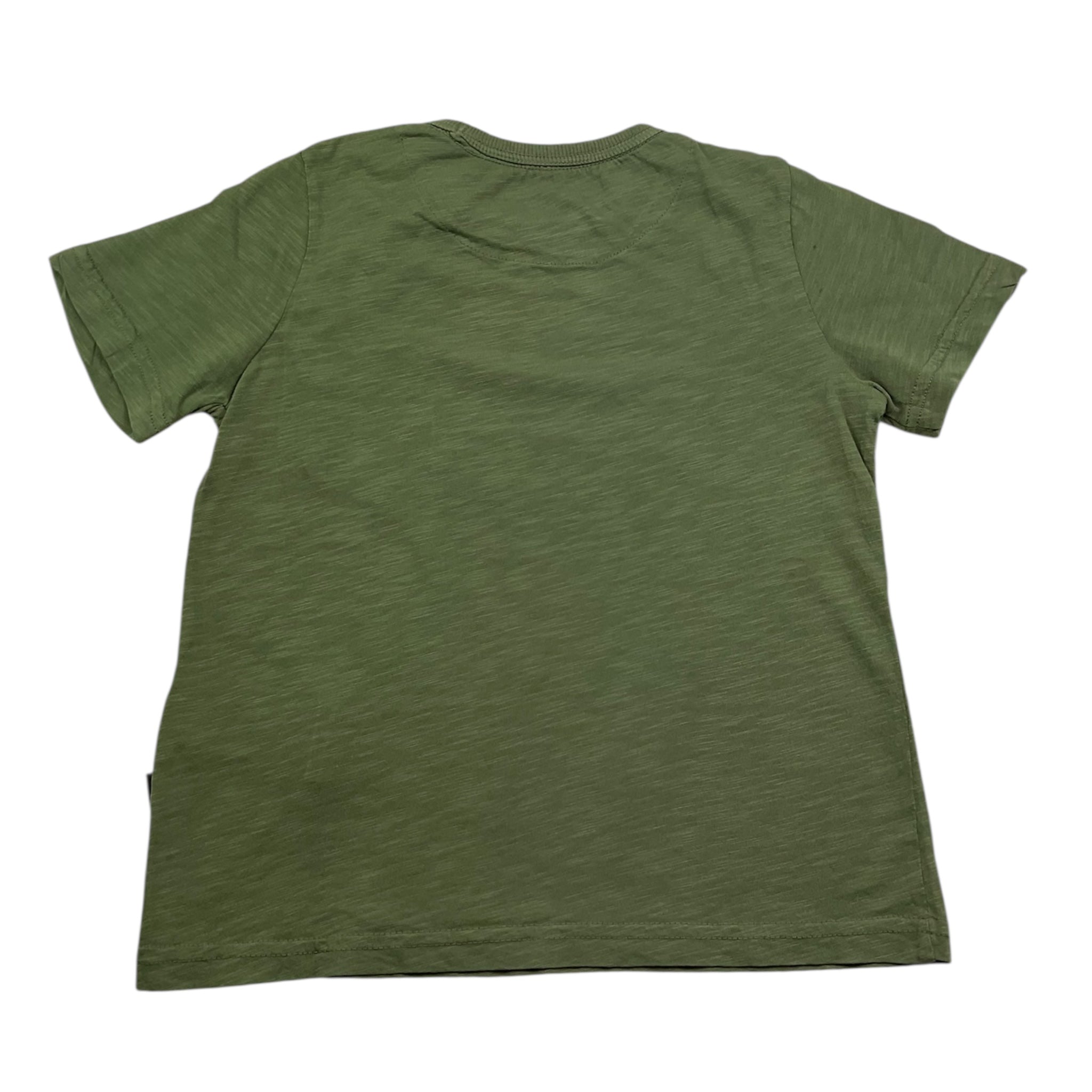 Dan John T-Shirt Girocollo Tinta Unita con Taschino per Bambino TSDJ5110J VERDE DAN JOHN 