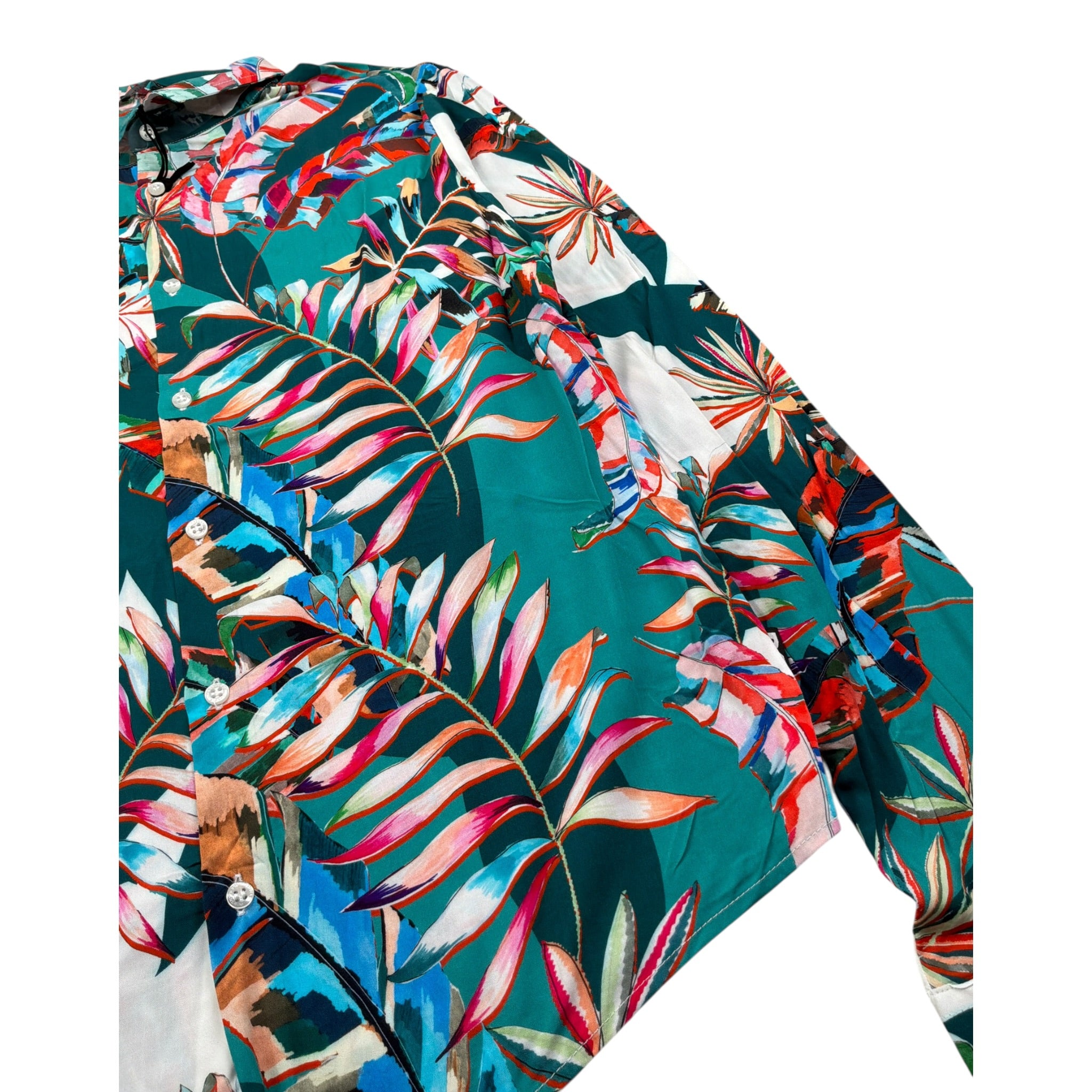 Daniele Alessandrini Camicia tinta unita con Fantasia Verde per Bambino 1235C00171 VERDE DANIELE ALESSANDRINI 