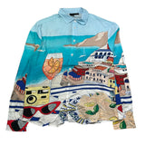 Daniele Alessandrini Camicia Manica Lunga Stampa Fantasia per Bambino 1235C00229 MULTICOLOR DANIELE ALESSANDRINI 