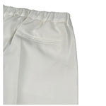Daniele Alessandrini Pantalone Tinta Unita con Elastico In Vita per Bambino 1235P00065 BIANCO DANIELE ALESSANDRINI 