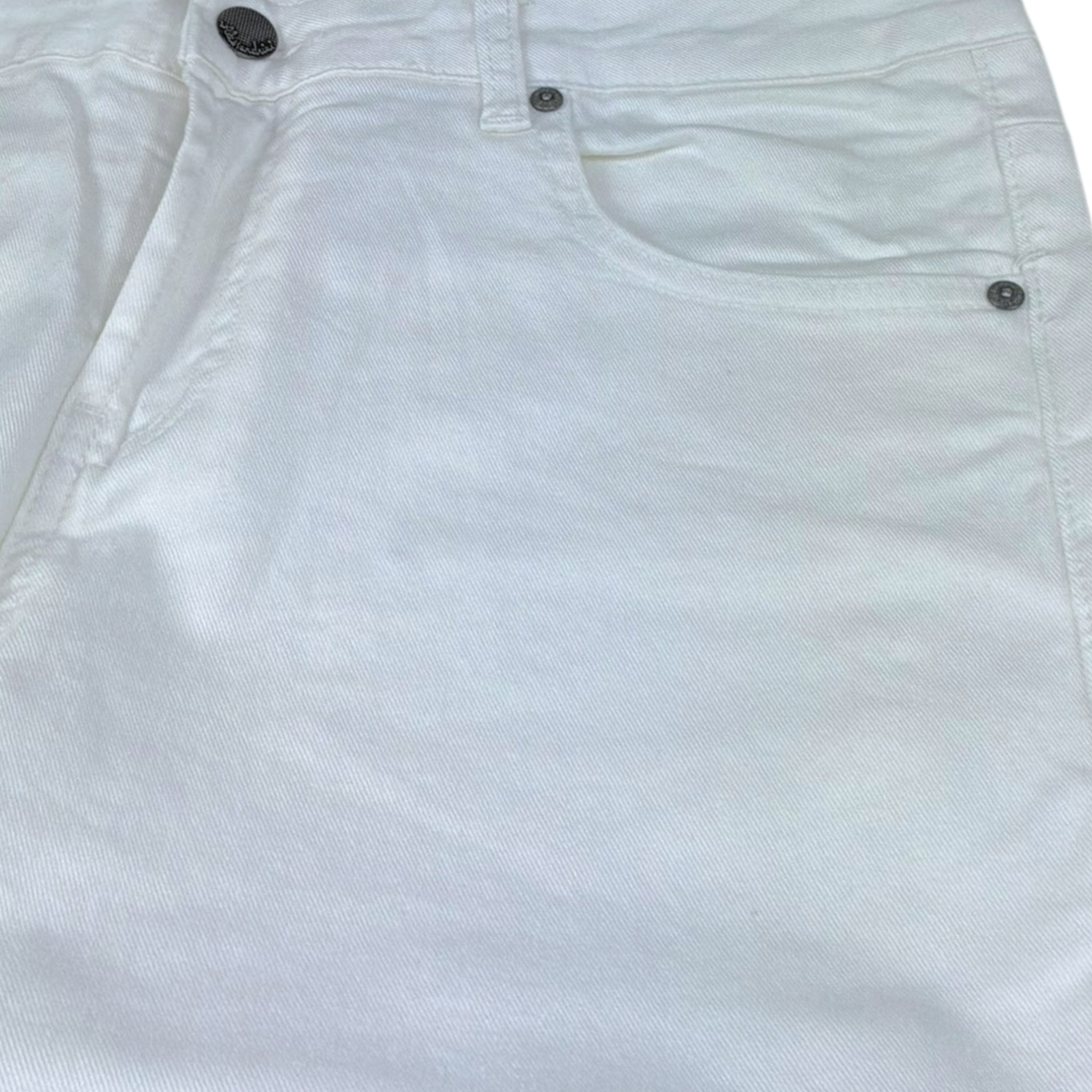 Daniele Alessandrini Jeans Tinta Unita 5 Tasche per Bambino 1235P00249 BIANCO DANIELE ALESSANDRINI 