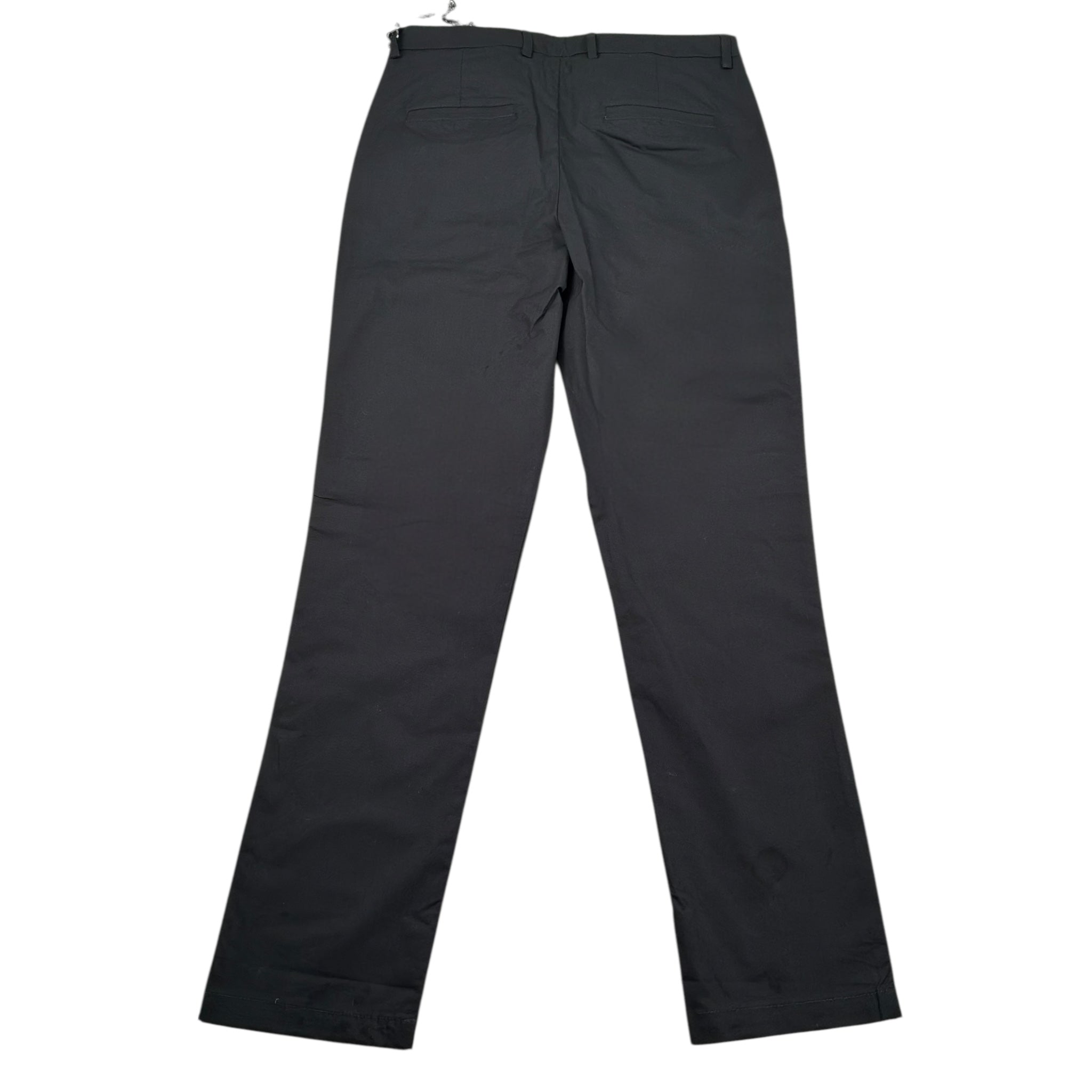 Daniele Alessandrini Pantalone Tinta Unita con Girovita Regolabile con Catena per Bambino 1235P11722 NERO DANIELE ALESSANDRINI 