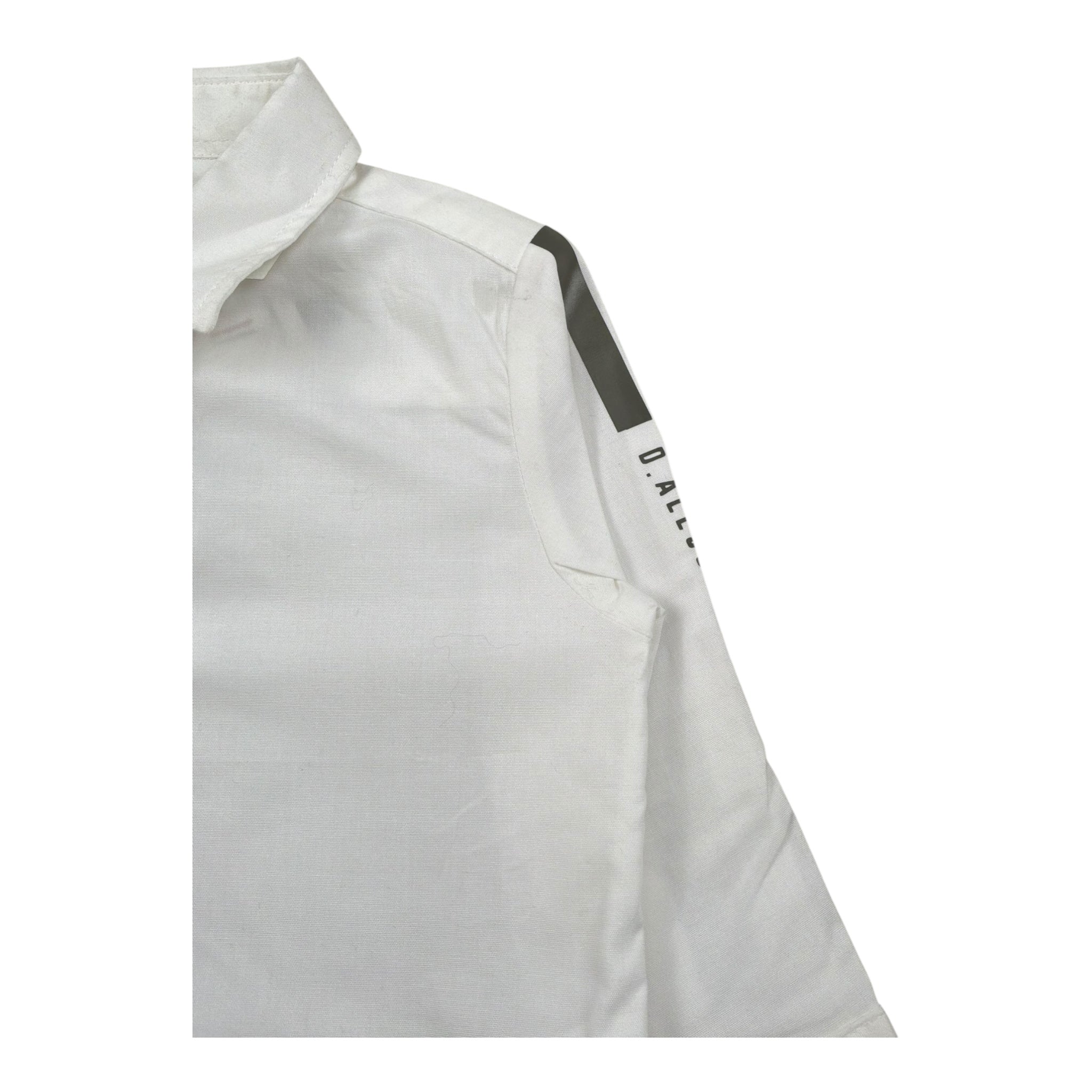 Daniele Alessandrini Camicia Manica Lunga Tinta Unita con Stampa per Neonato 1291C0826 PANNA DANIELE ALESSANDRINI 