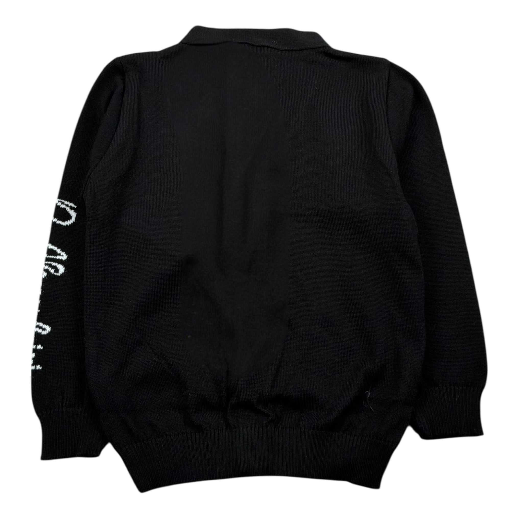 Daniele Alessandrini Cardigan Tinta Unita con Logo per Bambino 1291W00008 NERO DANIELE ALESSANDRINI 