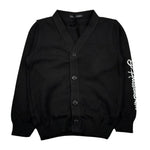 Daniele Alessandrini Cardigan Tinta Unita con Logo per Neonato 1291W00008N NERO DANIELE ALESSANDRINI 