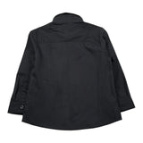 Daniele Alessandrini Camicia Manica Lunga Tinta Unita con Stampa per Neonato 1295C00084 NERO DANIELE ALESSANDRINI 