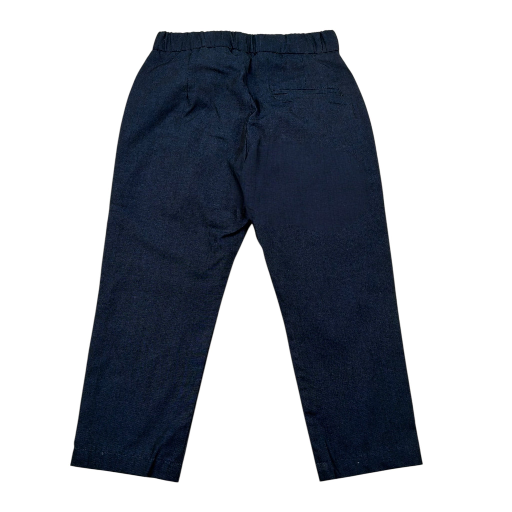 Daniele Alessandrini Pantalone Tinta Unita con Elastico In Vita per Bambino 1295P00252J BLU DANIELE ALESSANDRINI 