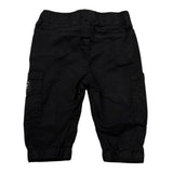 Daniele Alessandrini Pantalone Tinta Unita con Elastico In Vita per Neonato 1295P00262 NERO DANIELE ALESSANDRINI 