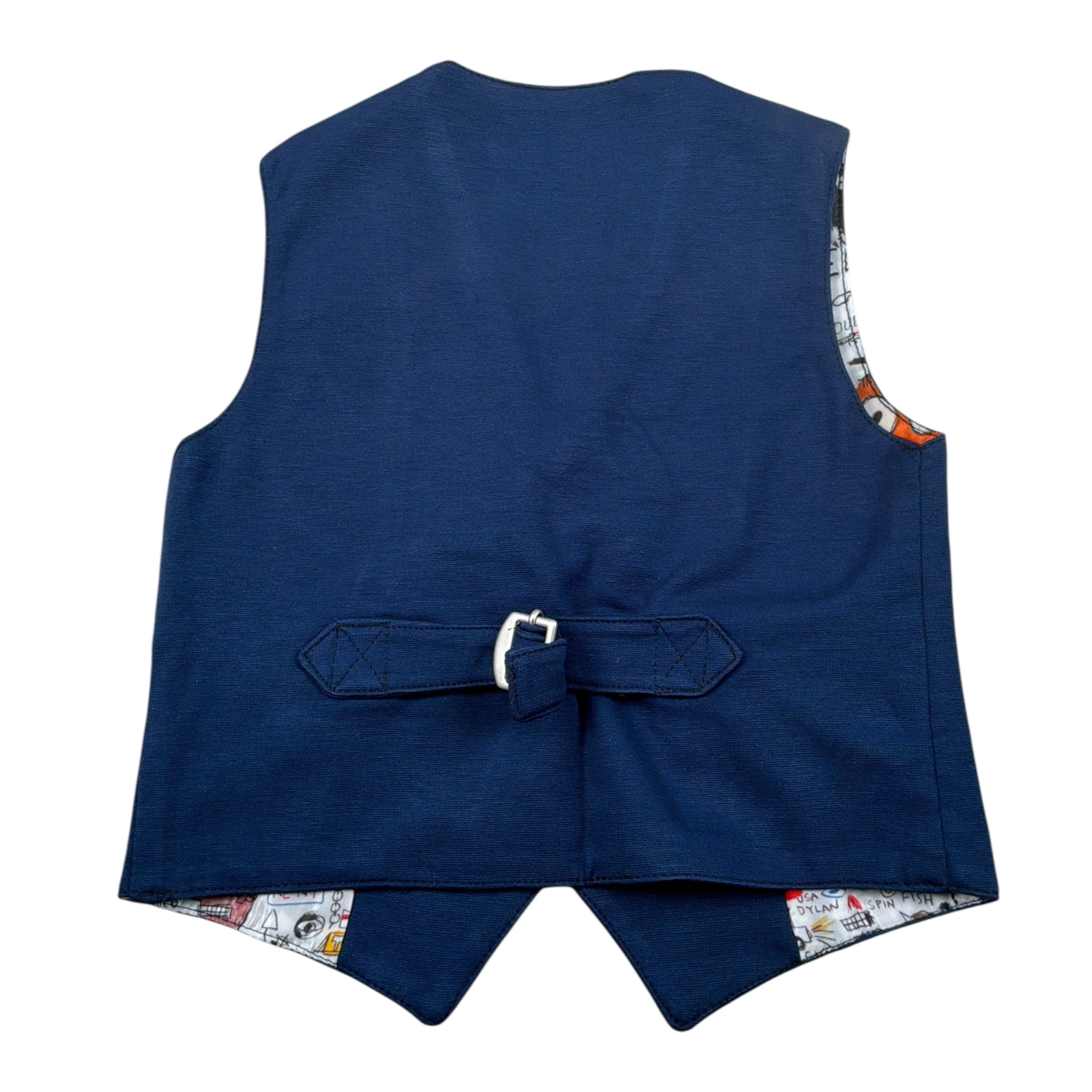 Daniele Alessandrini Gilet tinta unita Blu per Neonato 1296B00012 BLU DANIELE ALESSANDRINI 