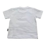 Daniele Alessandrini T-Shirt Girocollo Tinta Unita con Stampa per Neonato 1296M00261N BIANCO DANIELE ALESSANDRINI 