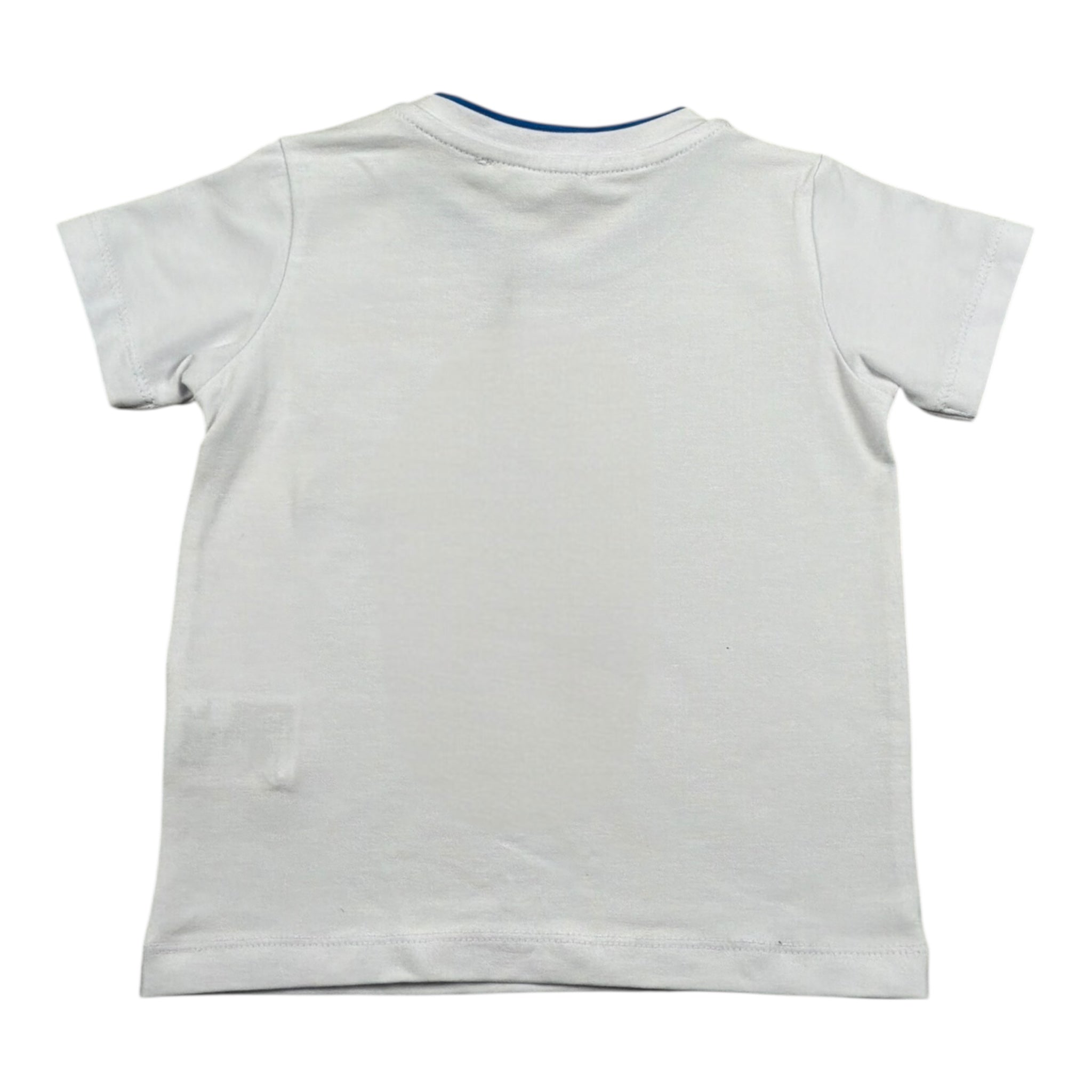 Daniele Alessandrini T-Shirt Girocollo Tinta Unita con Taschino per Neonato 1296M0844 BIANCO DANIELE ALESSANDRINI 
