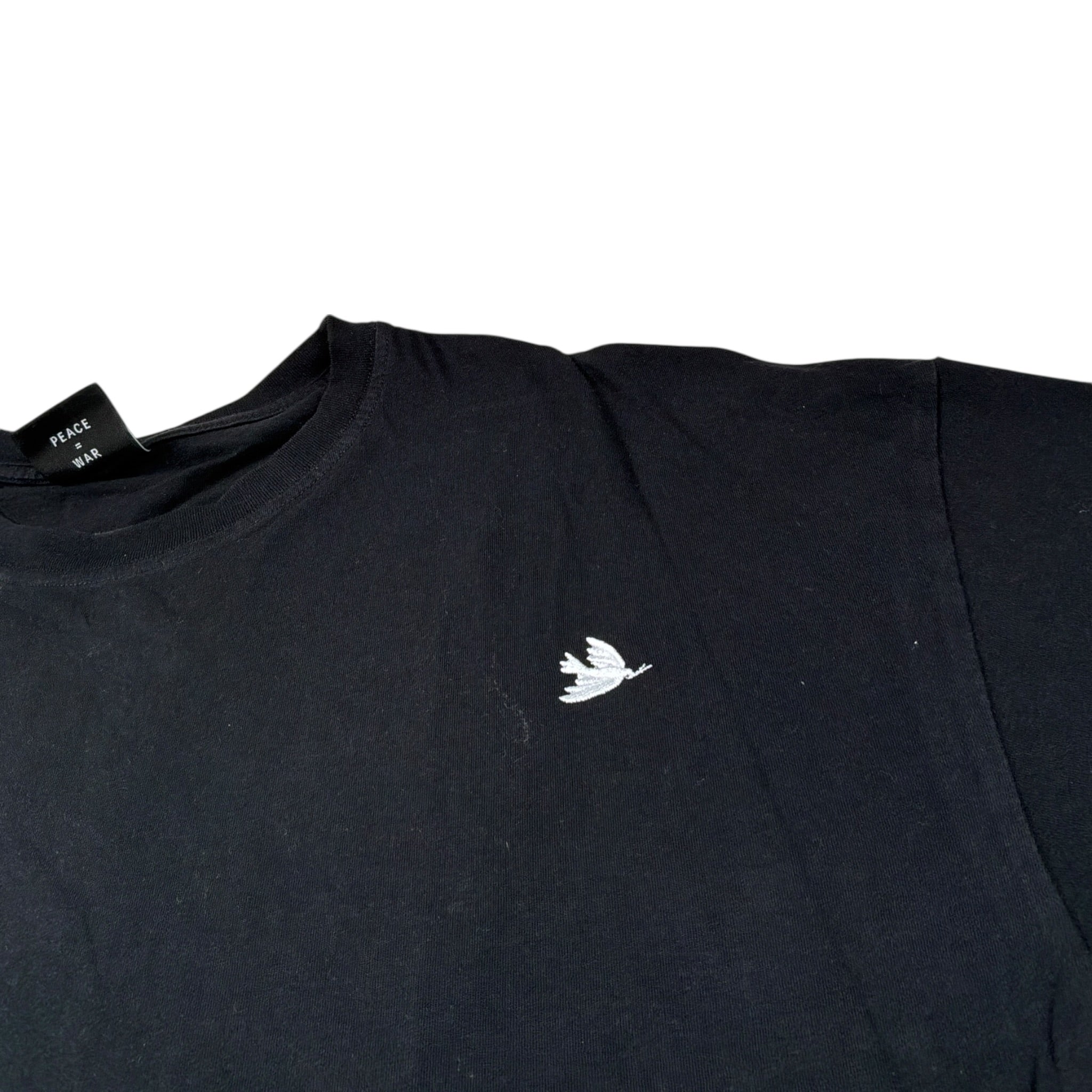 Defend T-Shirt Girocollo tinta unita con Stampa Nero per Bambino SI8SI NERO DEFEND 